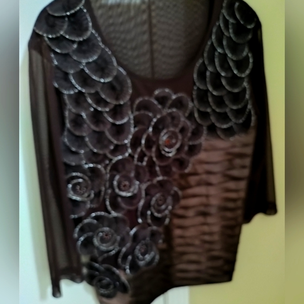 Brown Pretty Angel Blouse - image 1